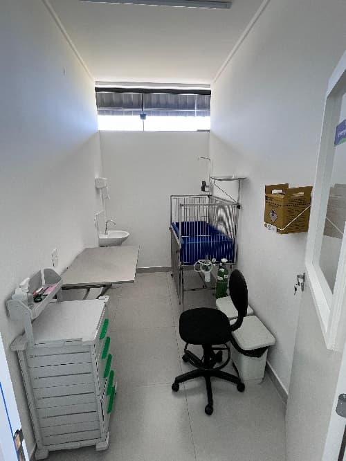 Sala de exames da clínica VetSer